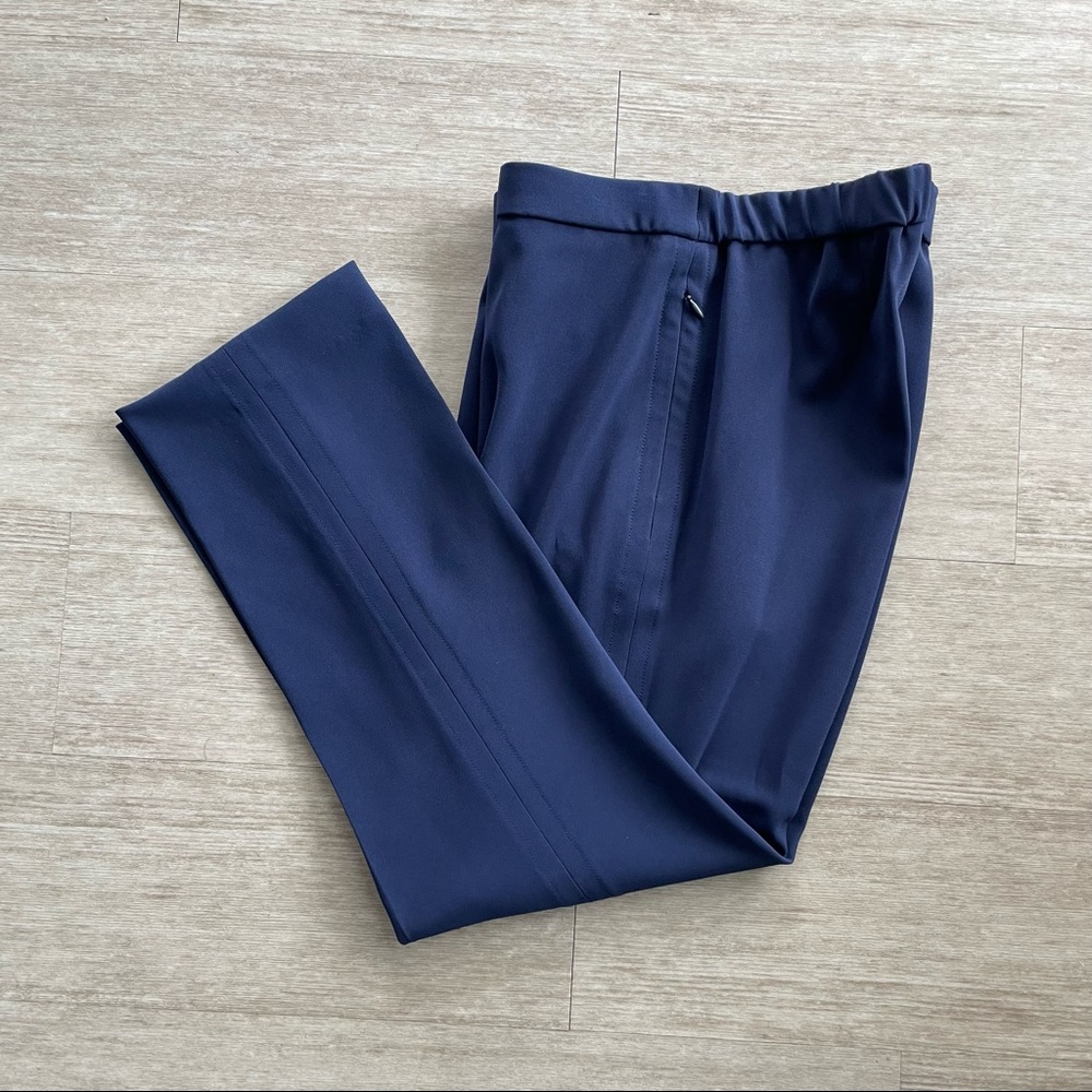 Theory Pull On Stretch Waist Pants, Zip Pockets, Size 4